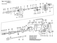Bosch 0 601 412 042 Drill Screwdriver 240 V / GB Spare Parts